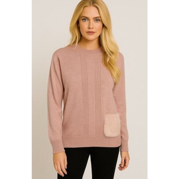 metamorfosi Sweaters - METAMORFOSI Italian Cashmere and Mink Sweater Blush Pink Size 4 (It. 40) luxury